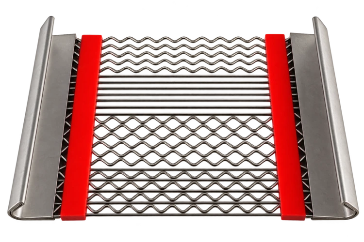 Self-cleaning screen mesh for vibrating screens