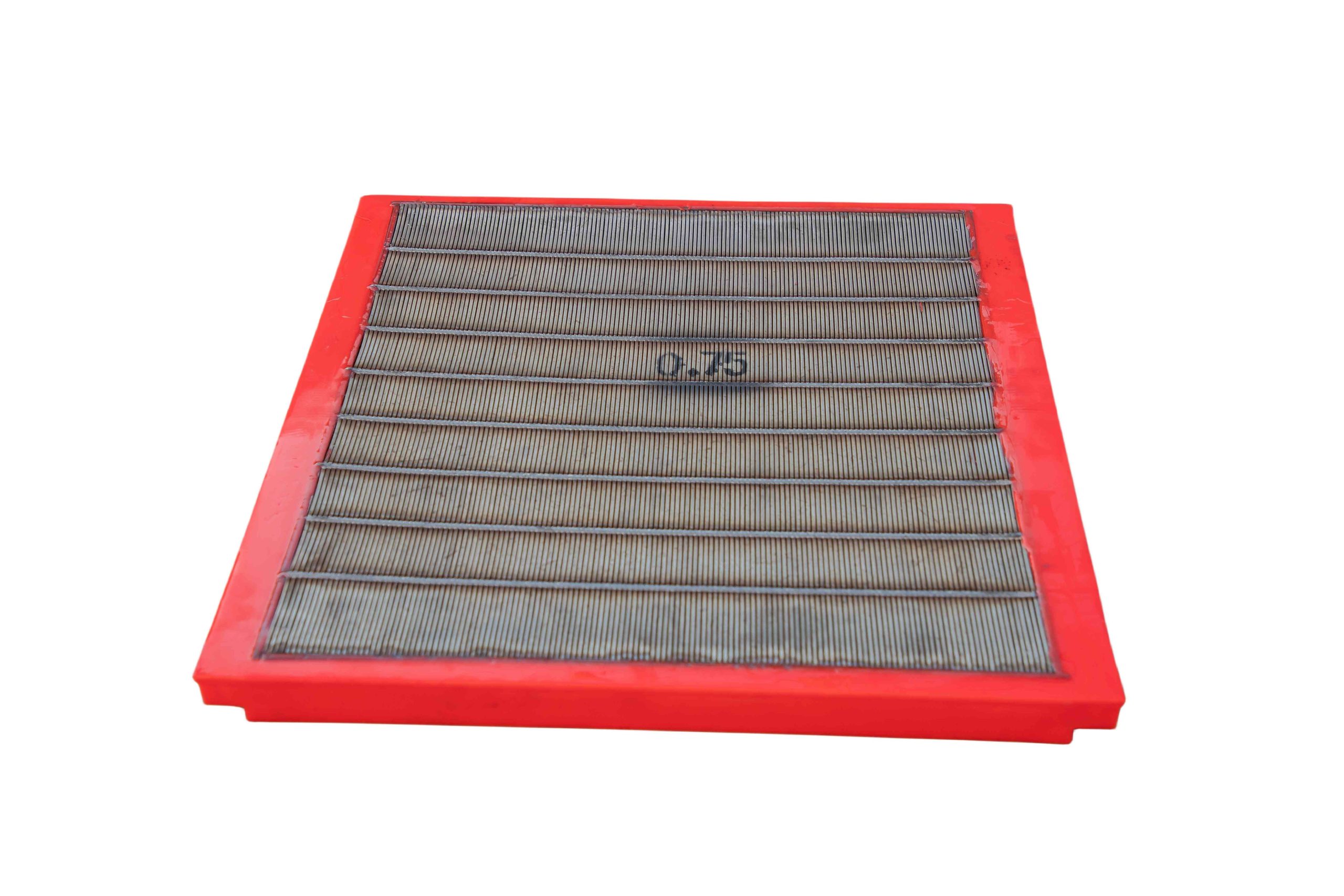 This screen panel features a woven wire mesh embedded within the polyurethane body, combining structural rigidity with surface wear resistance and elasticity. It is ideal for heavy-duty screening applications in mining, coal processing, iron ore handling, and aggregate production. The panel offers excellent anti-clogging properties, long service life, high screening efficiency, and secure fastening. Custom sizes and aperture designs are available based on machine specifications.