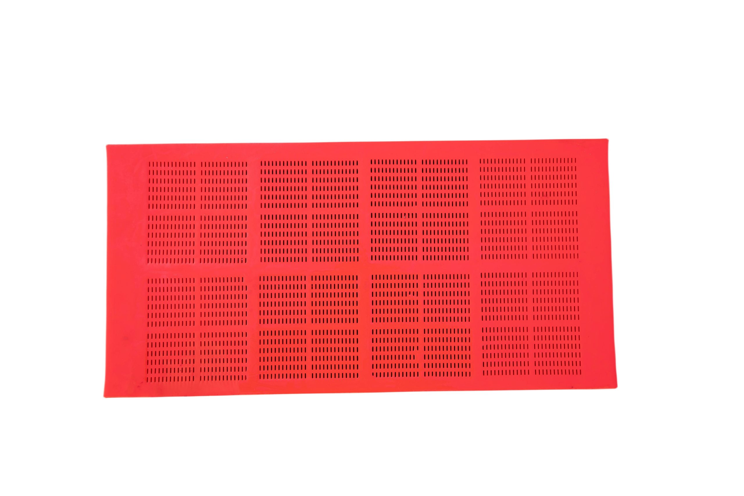 Polyurethane dewatering screen panel for fine coal and washed sand dewatering