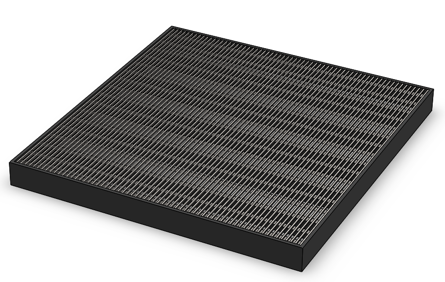 Wedge wire screen panel for precision filtration and heavy-duty screening