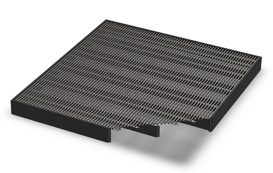 Wedge wire screen panel for precision filtration and heavy-duty screening