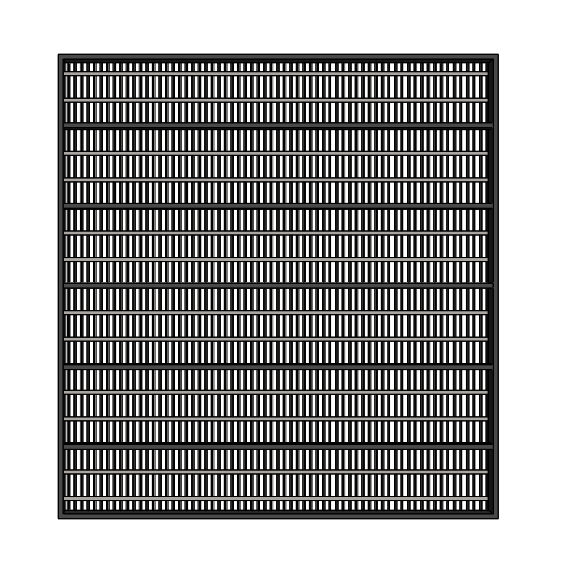 Wedge wire screen panel for precision filtration and heavy-duty screening