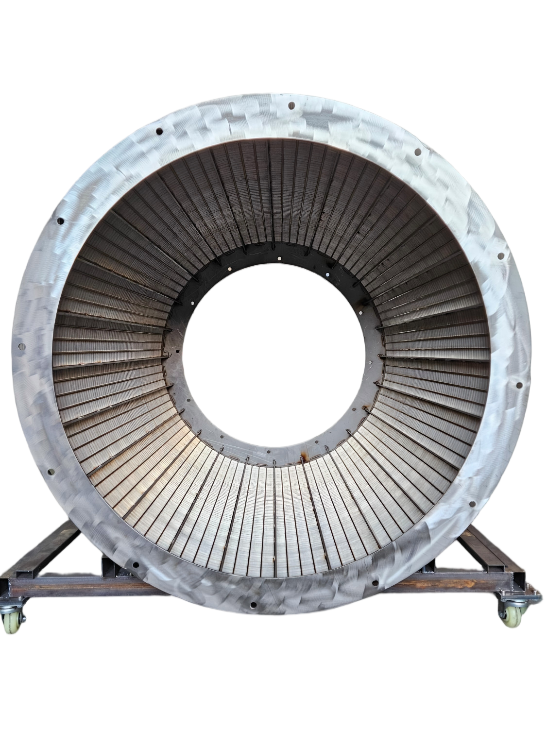 Stainless steel wedge wire screen welding detail